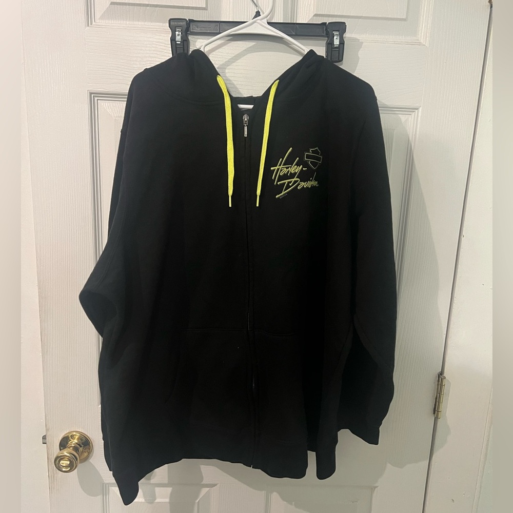 Harley Davidson zip hoodie size 2x